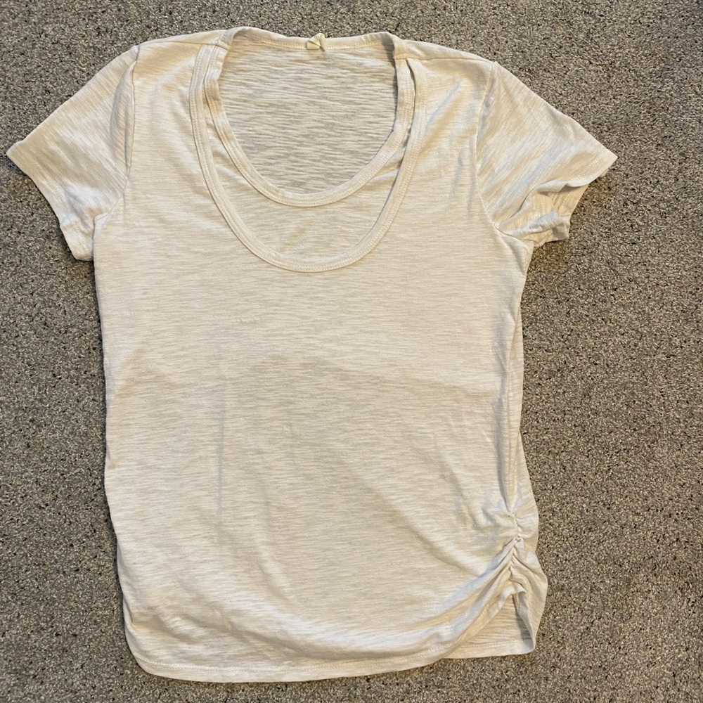 Short sleeve maternity nursing top